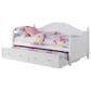 Pacific Landing Twin Daybed with Trundle in White, , large