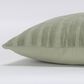 Rizzy Home 14" x 26" Striped Down Filled Lumbar Pillow in Green, , large