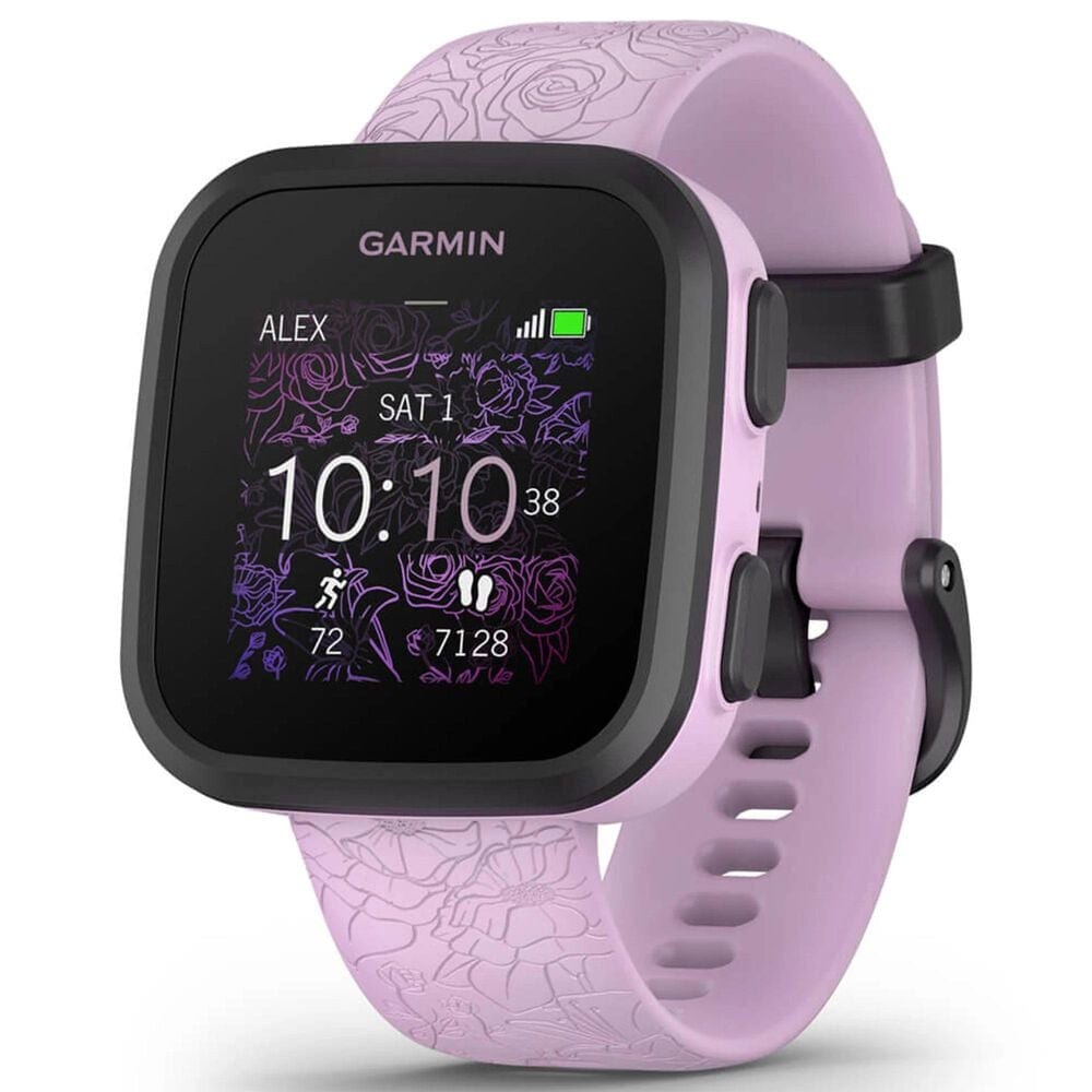 Garmin Bounce Smartwatch 42.4mm in Lilac Floral, , large