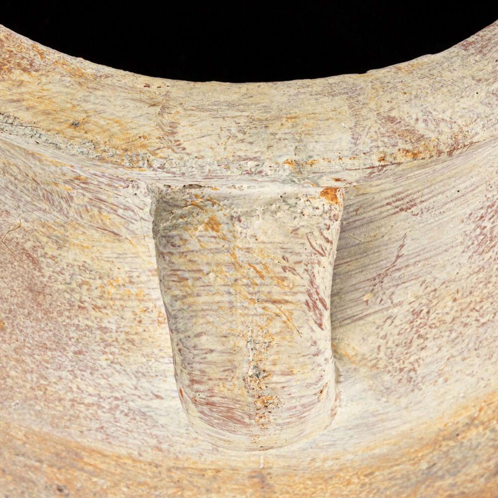 Creative Coop Whitewashed Terra-Cotta Urn in Beige, , large