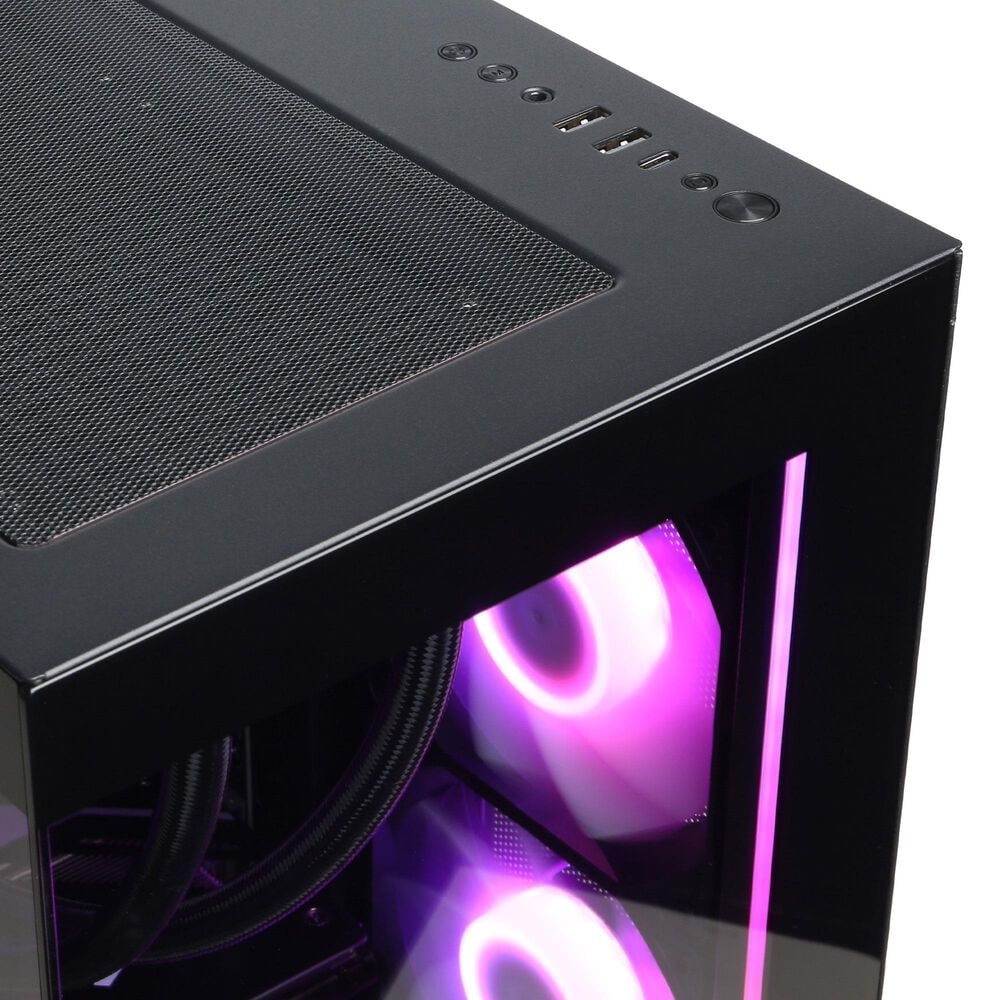 CyberPowerPC Gamer Supreme Gaming Desktop | AMD Ryzen 9 9900X - 32GB RAM - AMD Radeon RX 9060 XT Graphics - 2TB SSD in Black, , large