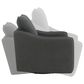 Pacific Landing Madia Swivel Glider Chair in Charcoal Grey, , large