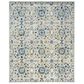Safavieh Evoke EVK252C 10" x 14" Ivory and Blue Area Rug, , large