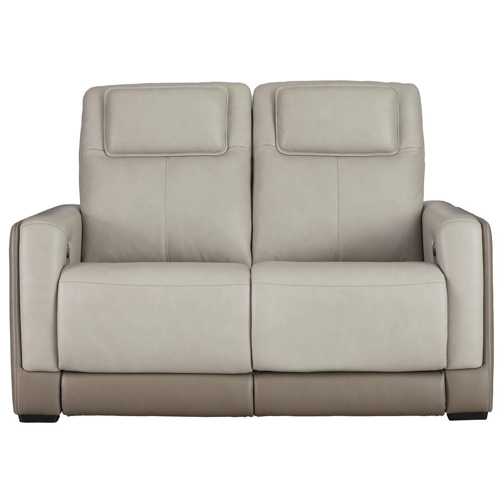 Ashley Battleville Power Reclining Loveseat in Almond, , large