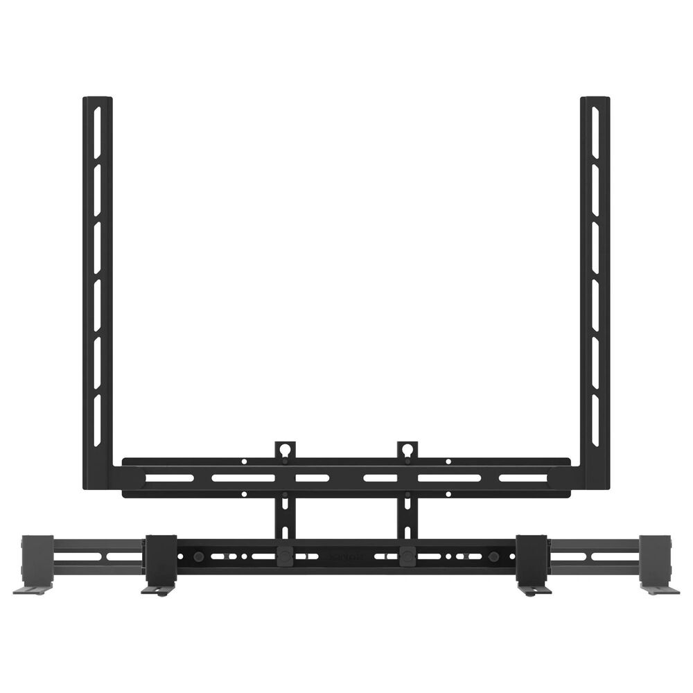 Kanto Premium Universal Sound Bar and TV Wall Mount Bracket in Black, , large
