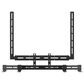 Kanto Premium Universal Sound Bar and TV Wall Mount Bracket in Black, , large