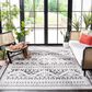 Safavieh Cabana CBN658A 9" x 12" Ivory and Grey Indoor/Outdoor Area Performance Rug, , large