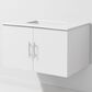 Lexora Home Geneva 30" Single Bathroom Vanity in Glossy White with 2 cm White Quartz Top and Rectangular Sink, , large