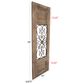 Timberlake Hastings Home 50" Door Panel in Bronze Metal, , large