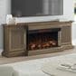 Fabio Flames Tanner 76" Electric Fireplace TV Stand in Cocoa Birch, , large
