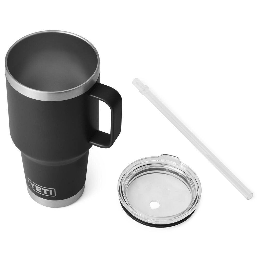 YETI Rambler 35 Oz Straw Mug with Lid in Black, , large