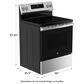 GE Appliances 30" Free-Standing Electric Range with Convection in Stainless Steel, , large
