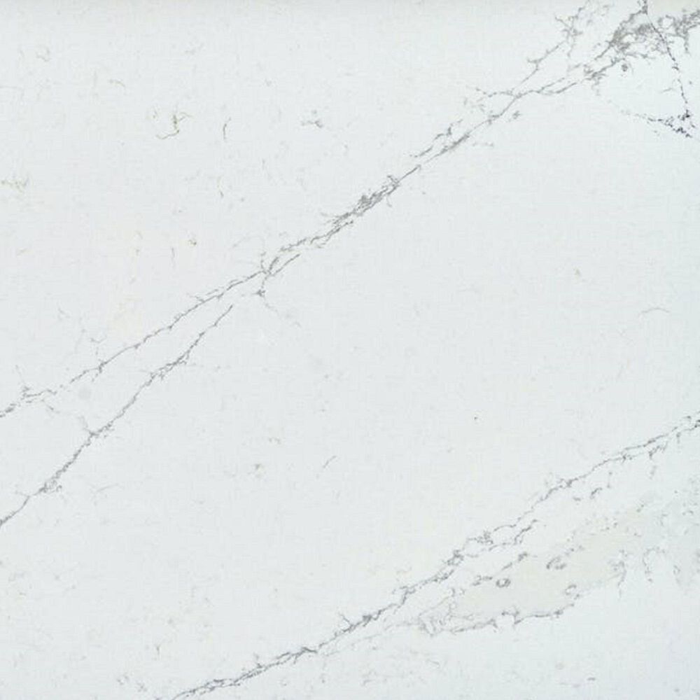James Martin Vanities Athens 60&quot; Single Bathroom Vanity in Glossy White with 3 cm Ethereal Noctis Quartz Top and Rectangular Sink, , large