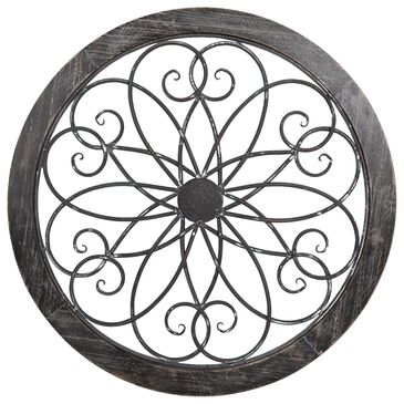 Timberlake Hastings Home Medallion Wall Decor in Gray, , large