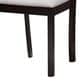 Baxton Studio Sylvia Side Chair in Dark Brown (Set of 2), , large