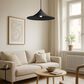 Golden Lighting Vistara 19.75" 1-Light Pendant in Sand Black, , large