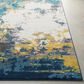 Surya Pepin PEI-1012 2" x 3" Aqua, Blue and Mustard Area Rug, , large