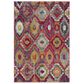 Safavieh Monaco MNC265Q 5"1" x 7"7" Red and Blue Area Rug, , large
