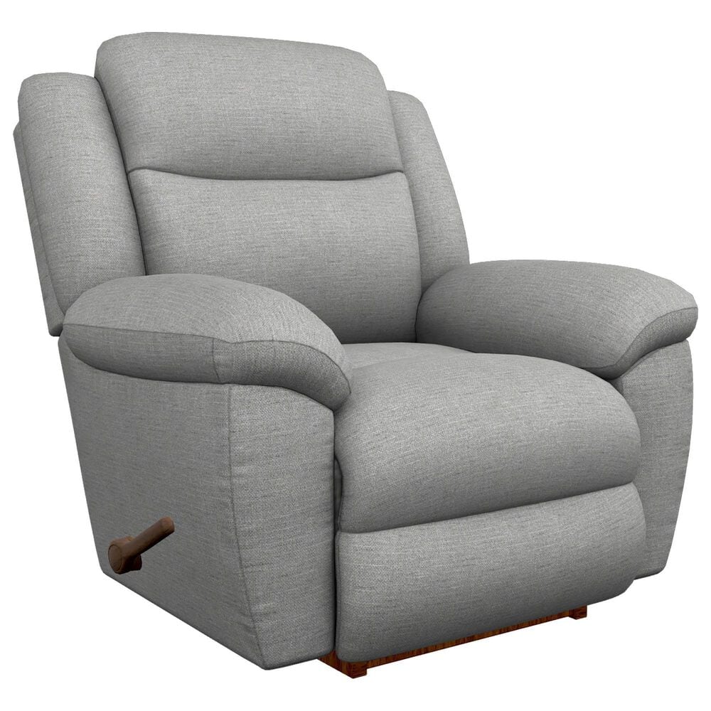 La-Z-Boy Joel Manual Rocker Recliner with Tall Base in Nora Oyster, , large