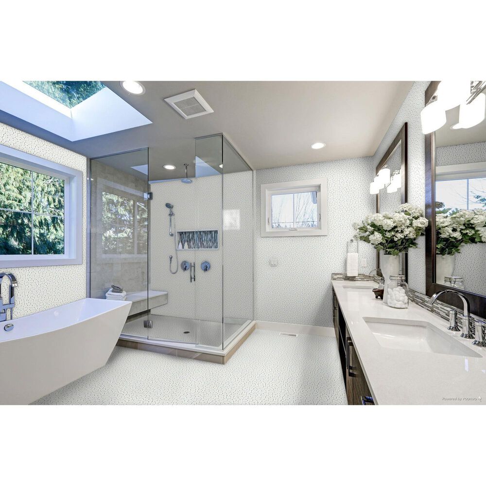 Emser Cultura White 12&quot; x 12&quot; Natural Stone Mosaic Sheet, , large