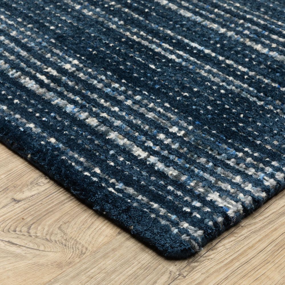 Oriental Weavers Circa 2&#39;6&quot; x 8&#39; Navy and Blue Runner, , large