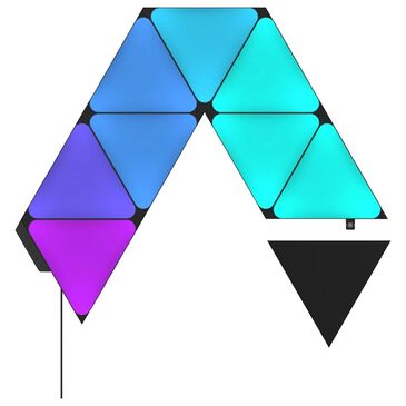 Nanoleaf Shapes - Ultra Black Triangles Smarter Kit 9pk, , large