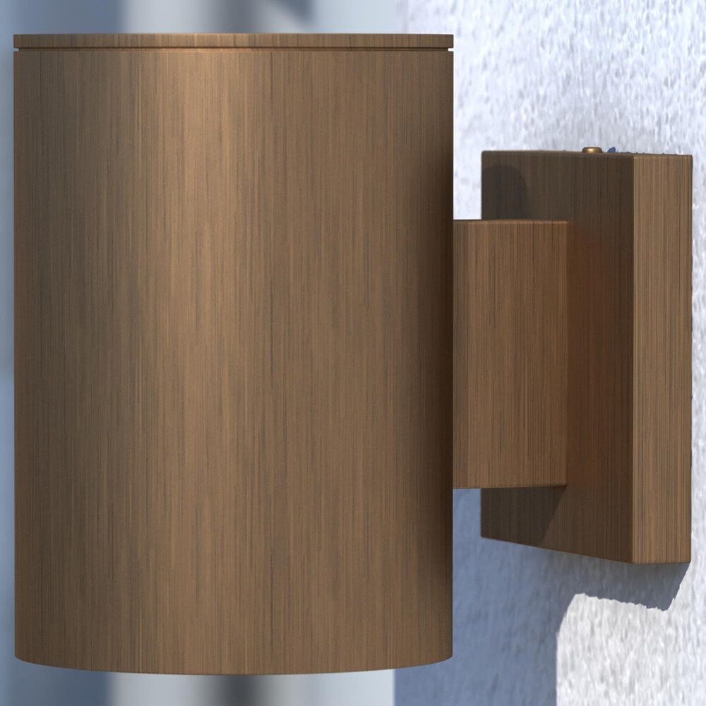 Vaxcel Chiasso 1-Light Outdoor Wall Sconce in Warm Brass, , large