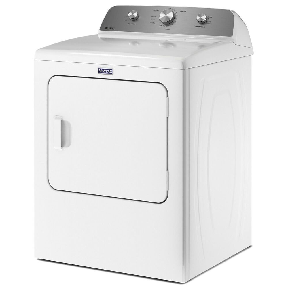 Maytag 4.2 Cu. Ft. Top Load Agitator Washer and 7.0 Cu. Ft. Gas Wrinkle Prevent Dryer Laundry Pair in White, , large