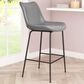Zuo Modern Byron Counter Chair in Gray/Black, , large