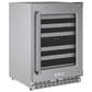 KitchenAid 24" Undercounter Wine Cellar with Right Hinge, Metal-Front Racks in Stainless Steel, , large