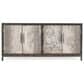Classic Home Lisbon 4-Door Sideboard in Black, , large