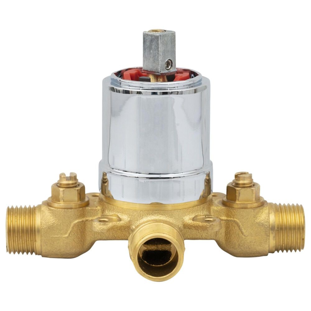 MS International 1-Handle 1-Spray Tub and Shower Faucet with Pressure Balance Valve in Brushed Nickel, , large