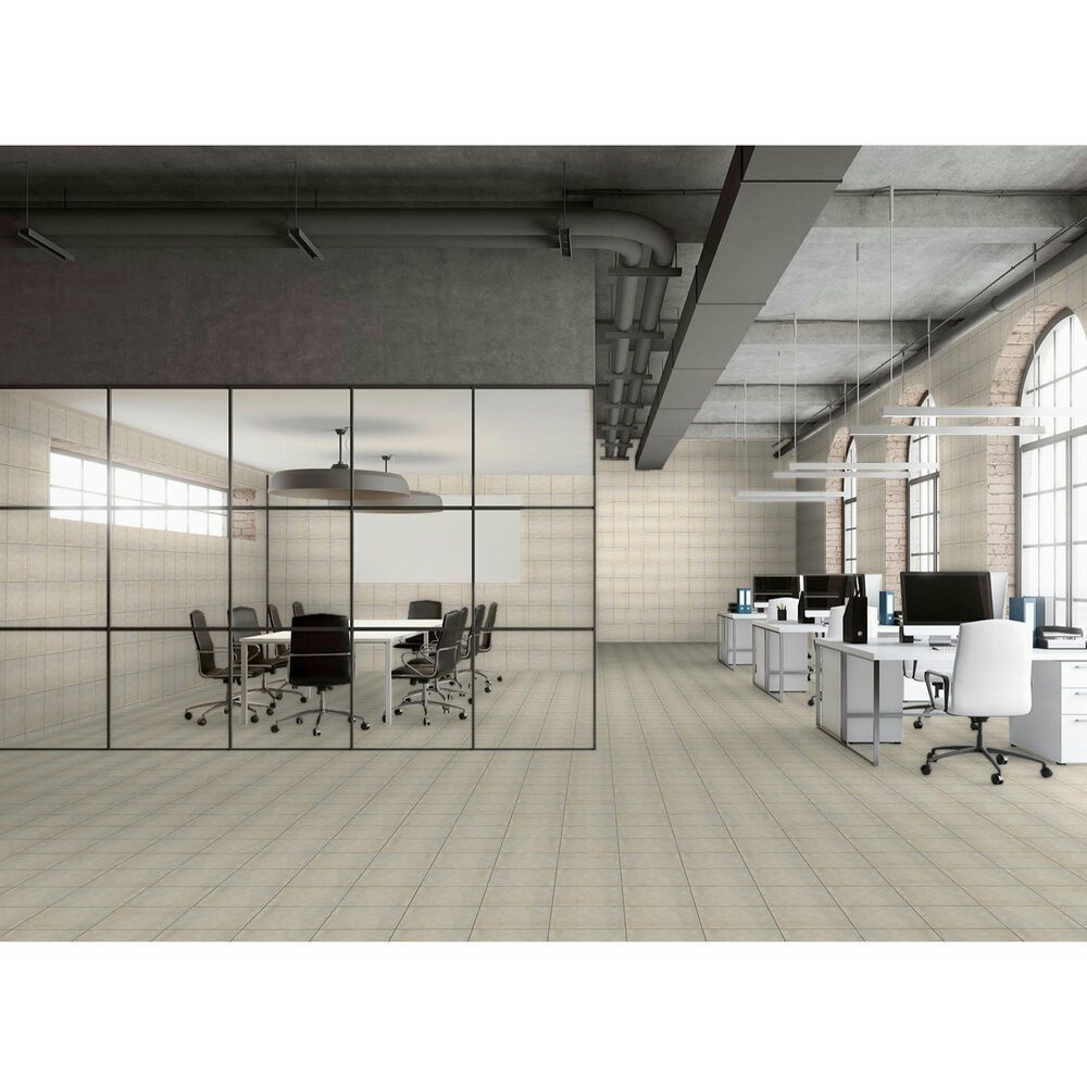 Emser Passion Crema 9&quot; x 9&quot; Matte Porcelain Tile, , large