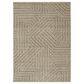 Oriental Weavers Echo ECH01 Beige and Grey 3"3" x 5" Area Rug, , large
