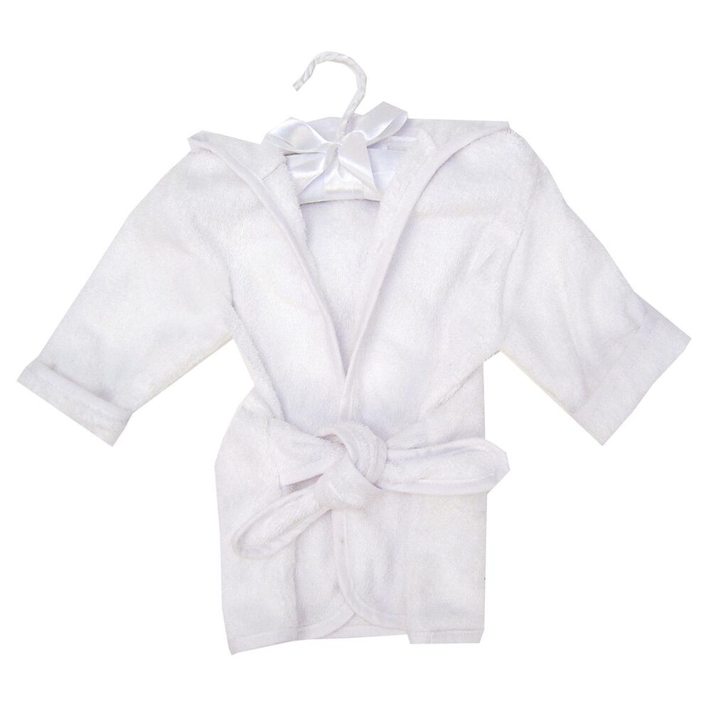 Trend Lab LLC Color Terry Infant Robe - White, , large