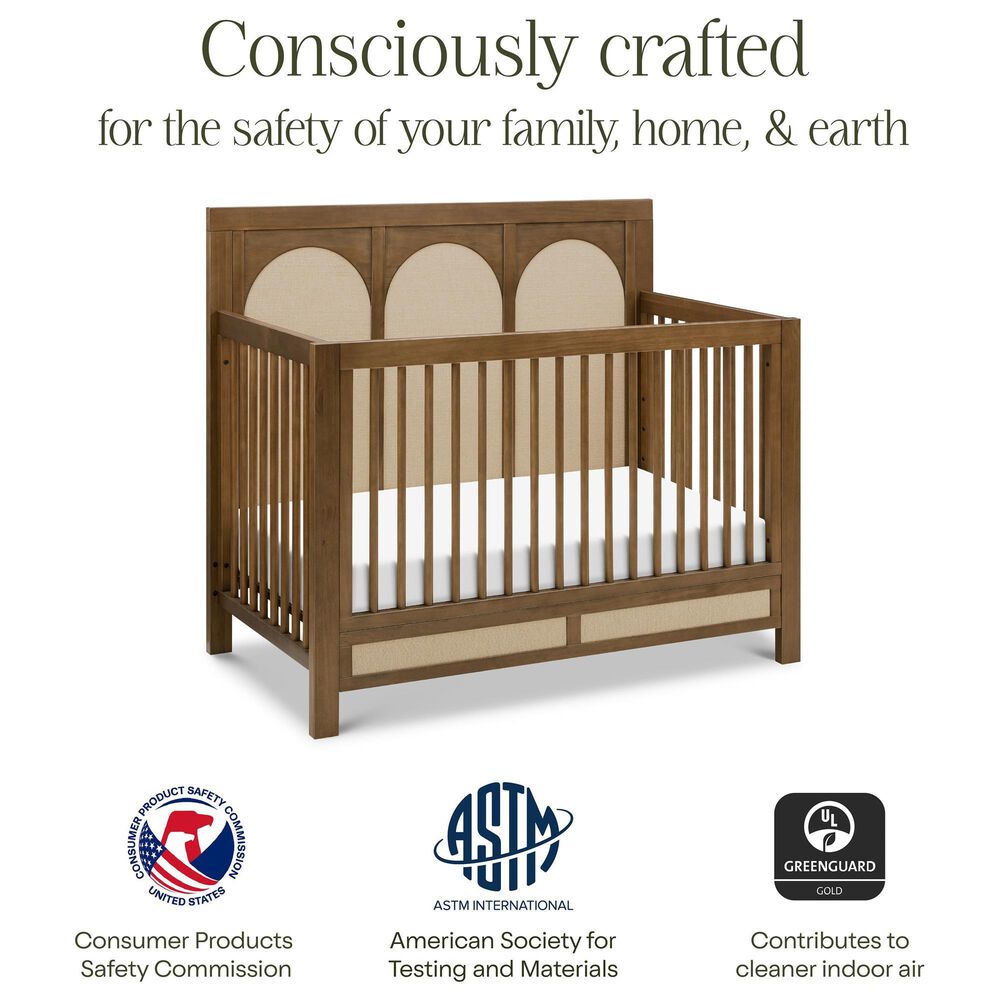 DaVinci Eloise 4-in-1 Convertible Crib in Natural Walnut, , large