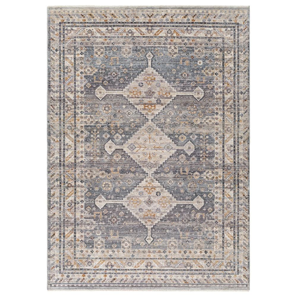 Surya Aida 2" x 2"11" Medium Gray, Gray, Beige, Charcoal and Tan Area Rug, , large