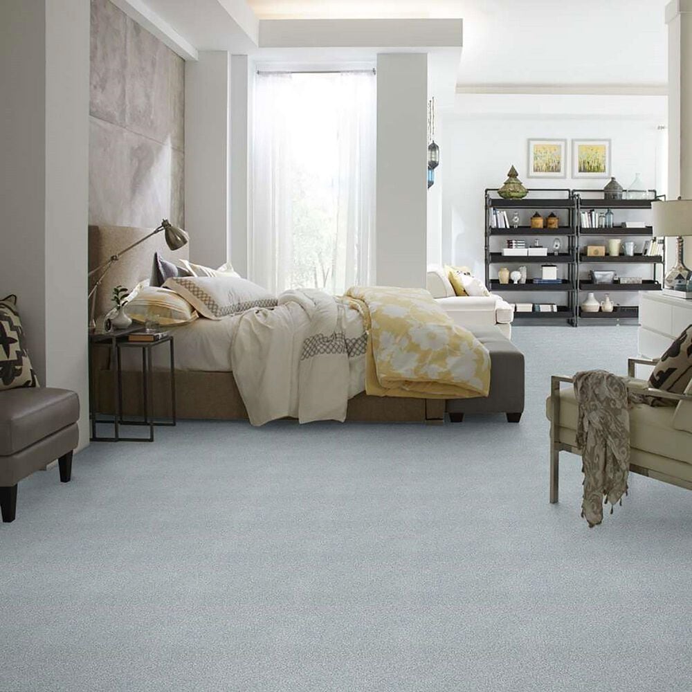 Shaw Find Your Comfort TT Blue Carpet in Polished Silver, , large