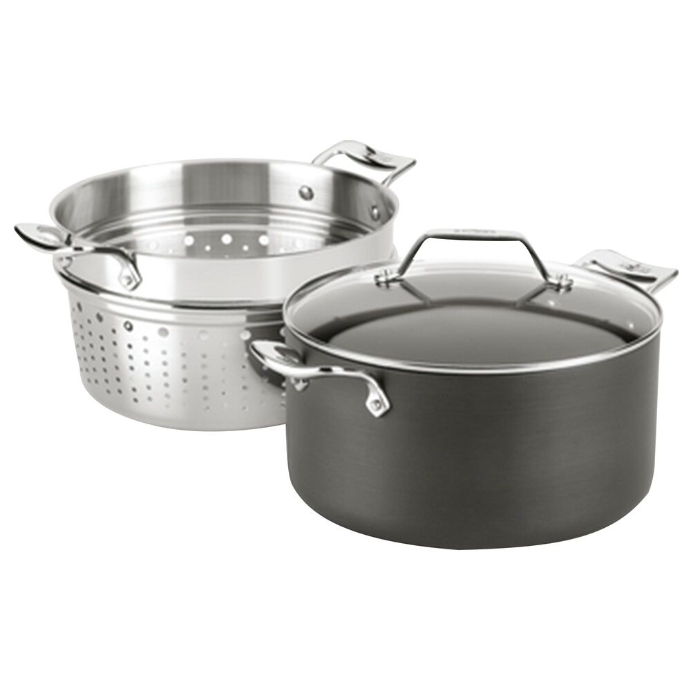 All-Clad 7 Qt Essentials Nonstick Multi-Pot in Black and Silver, , large