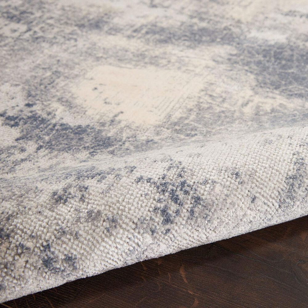 Nourison Rustic Textures 7&#39;10&quot; x 10&#39;6&quot; Blue and Ivory Area Rug, , large