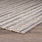 L&R Resources Bleached Naturals 81435 7"9" x 9"9" Bleach and Gray Area Rug, , large