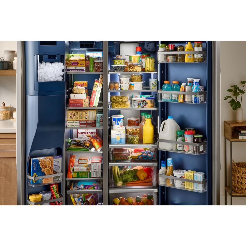 Maytag 20.8 Cu. Ft. Side-by-Side Refrigerator in Stainless Steel, , large