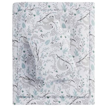 Hampton Park Cozy Soft 3-Piece Twin Sheet Set in Grey Sloths, , large