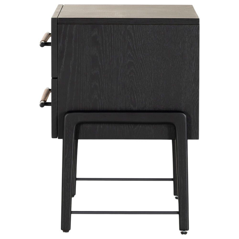 Four Hands Rosedale 2 Drawer Nightstand in Ebony Oak, , large
