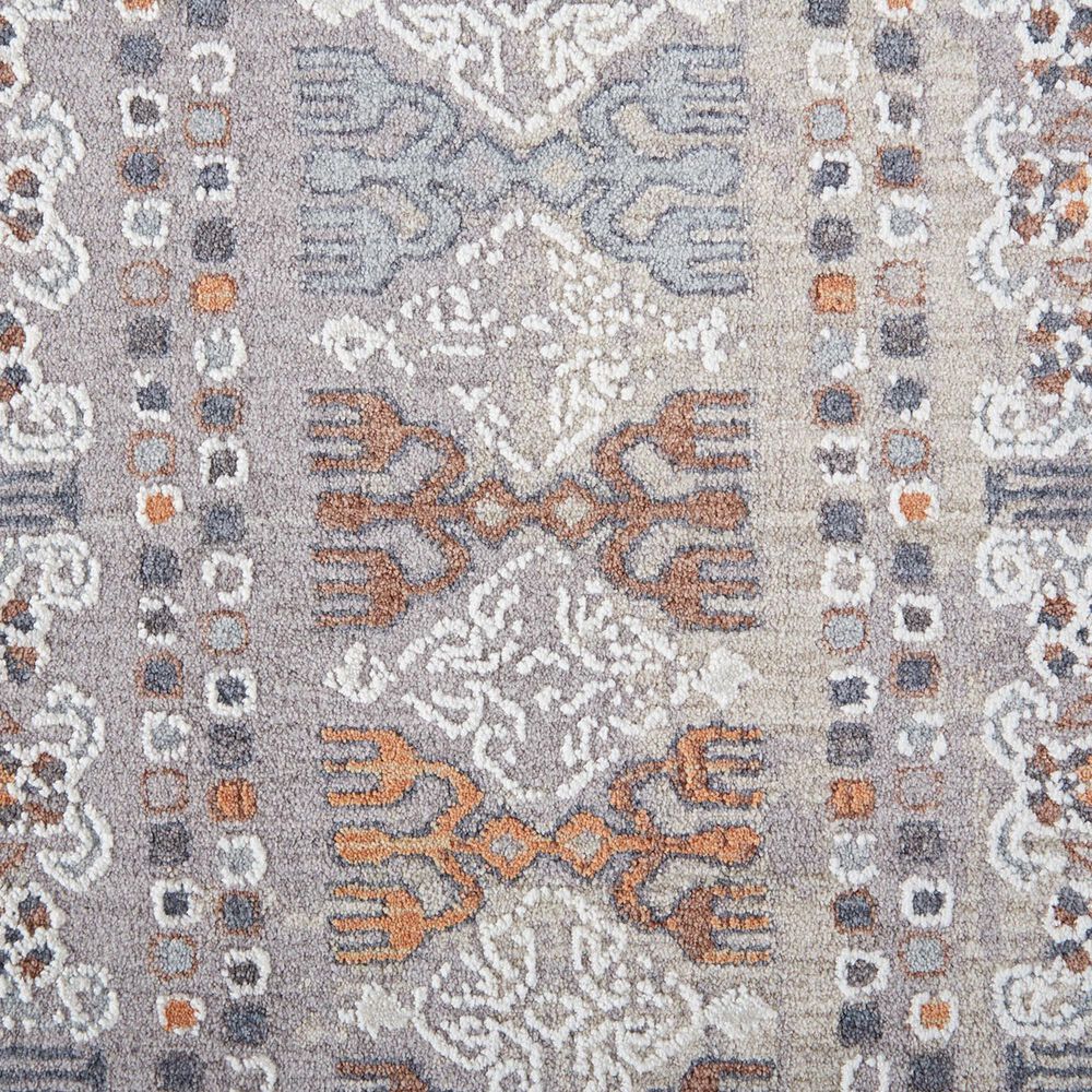 Feizy Francisco 5&#39; x 8&#39; Rust and Gray Area Rug, , large