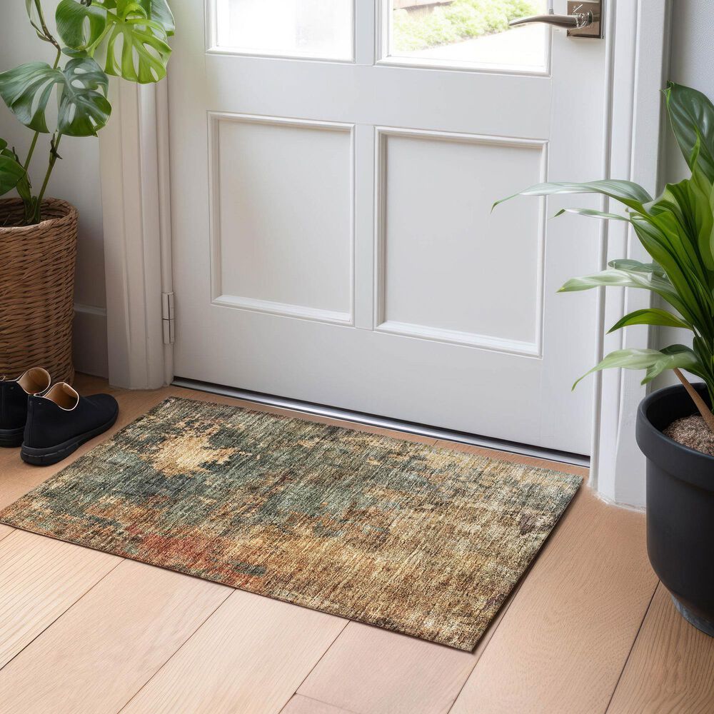 Dalyn Rug Company Nouveau NV19 1&#39;8&quot; x 2&#39;6&quot; Sage Indoor/Outdoor Area Rug, , large