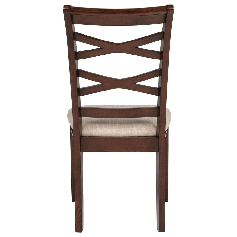 Coaster Barton 5-Piece Round Dining Set in Dark Brown, , large