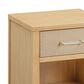 DaVinci Eloise Nightstand with Sand Upholstered Drawer in Honey, , large