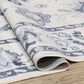 ROW by Oriental Weavers Addison Ivory and Blue 5" x 7" Area Rug, , large