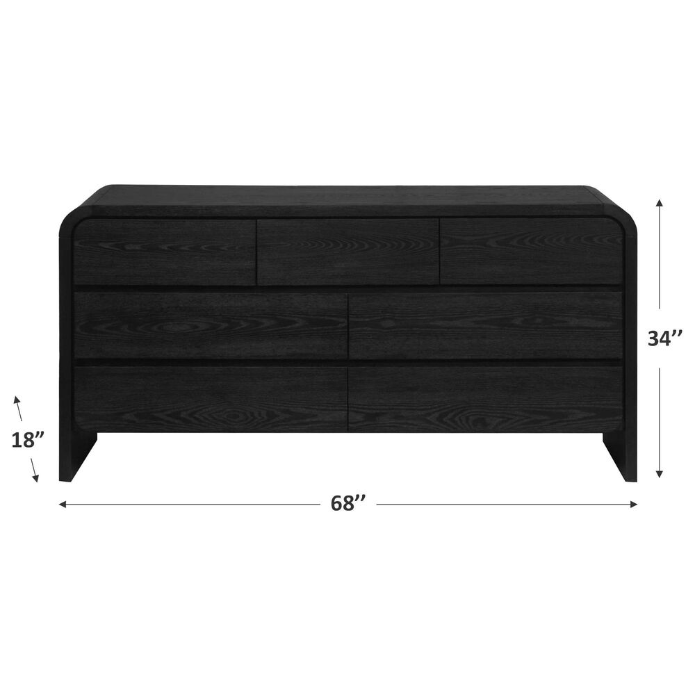Urban Home Elora 7-Drawer Dresser in Jet Black, , large